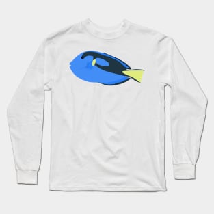 Blue Tang Fish Long Sleeve T-Shirt